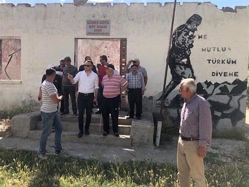 Kaymakamımız Sayın Yakup PAPAKER Güneş Köyünü Ziyaret Etti.